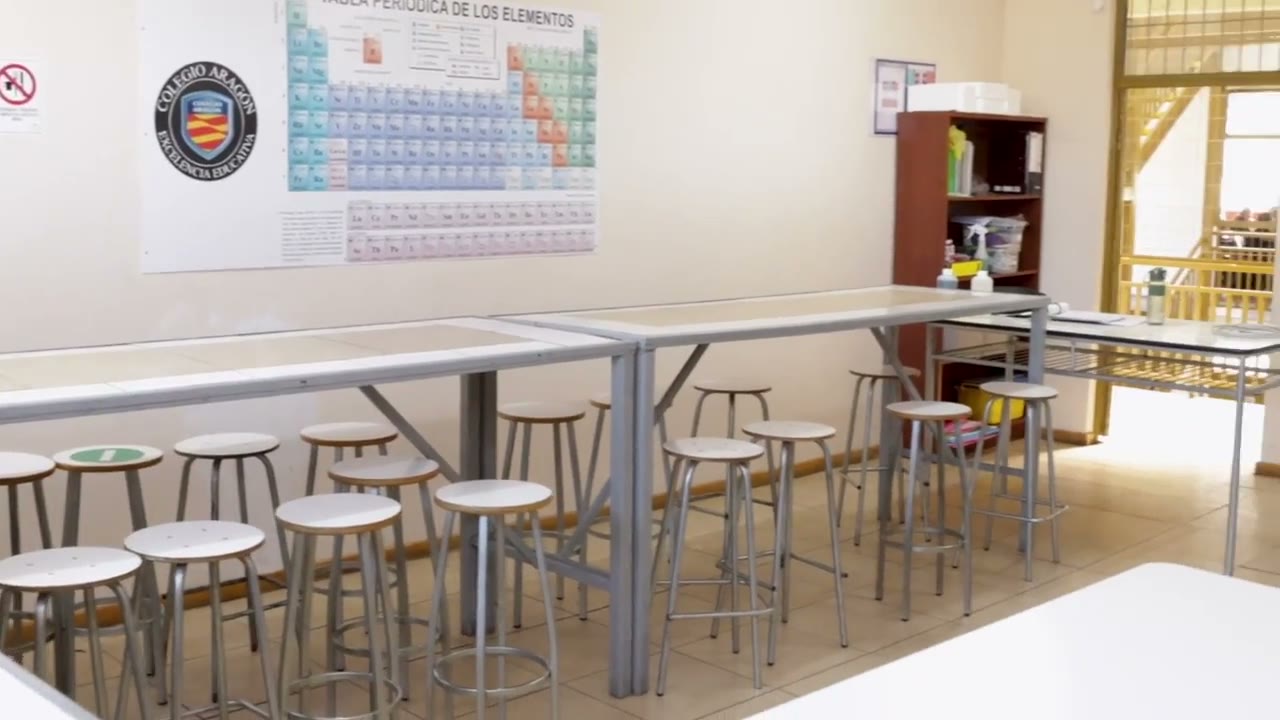 Laboratorio de ciencias de Colegio Aragón